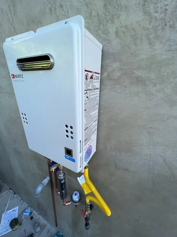 Tankless water heater installation for Carillon Lakes homes
